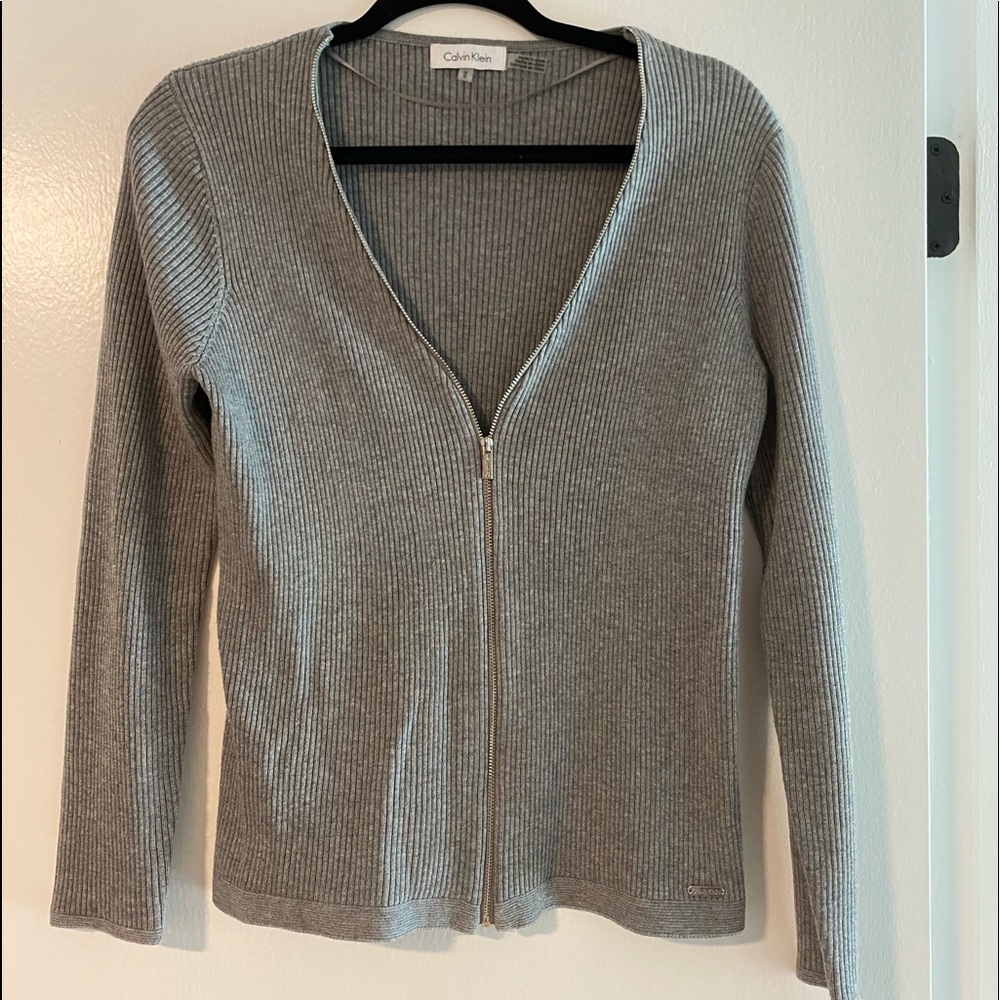 Grey Calvin Klein sweater